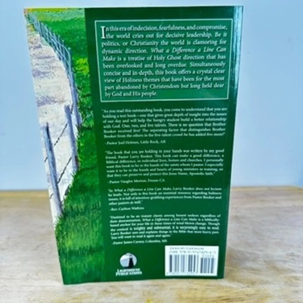 What A Difference A Line Can Make Book Second Edition‎ Larry L Booker Lighthouse